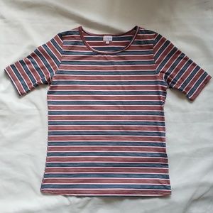 Lularoe Cute Striped Tee